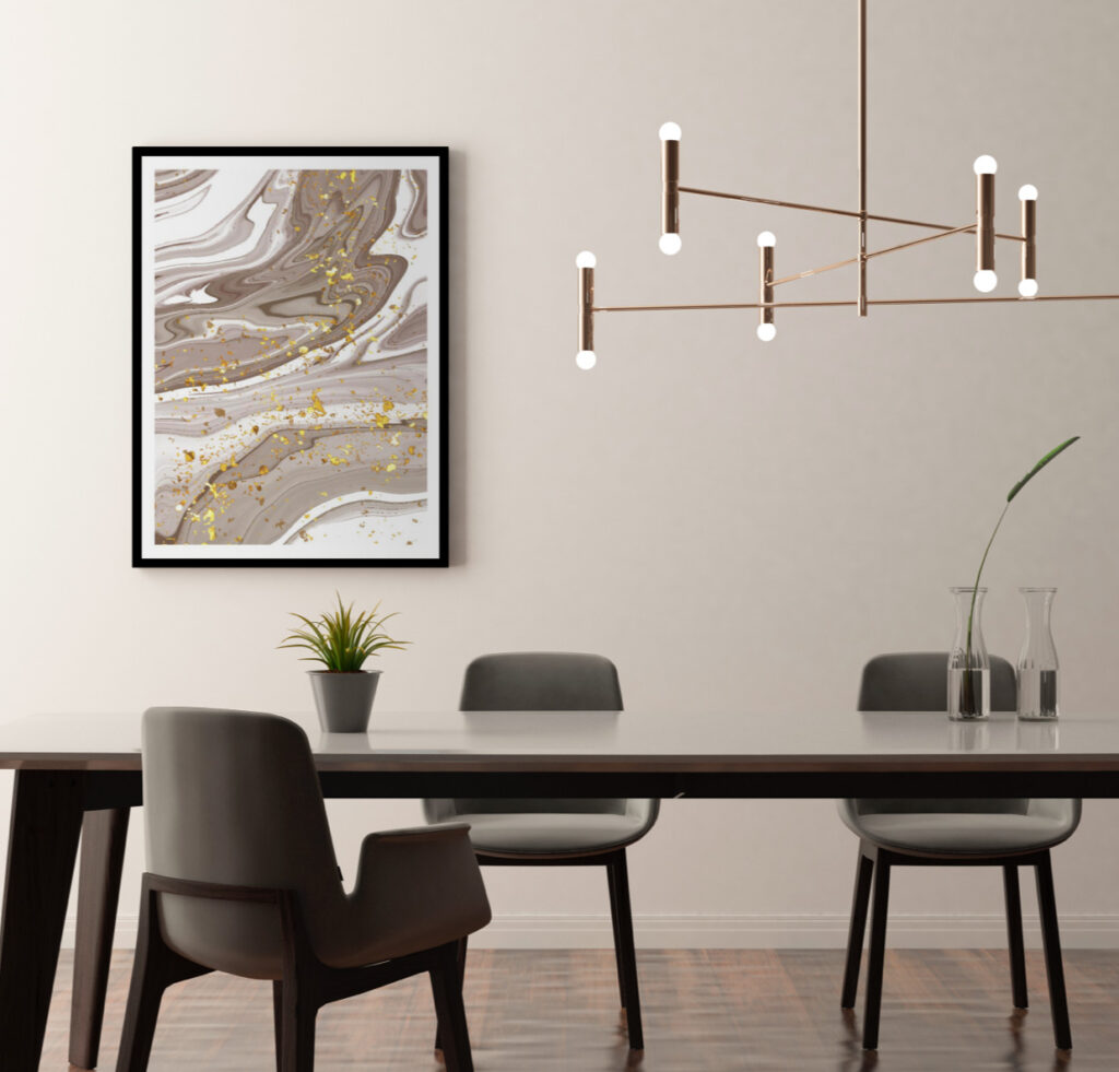 Interior Design With Photoframe Table 1024x981
