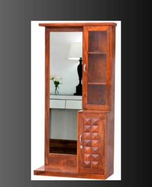 Home Dressing Table with Side Cabinet
