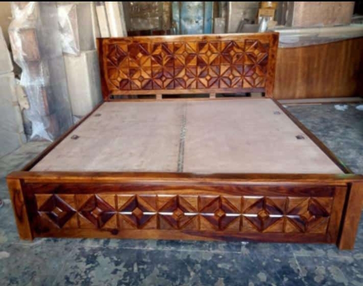 WhatsApp Image 2026-05-30 at 8.51.05 AM (2) Modern Sheesham Wood Hydraulic Storage Bed - Image 2